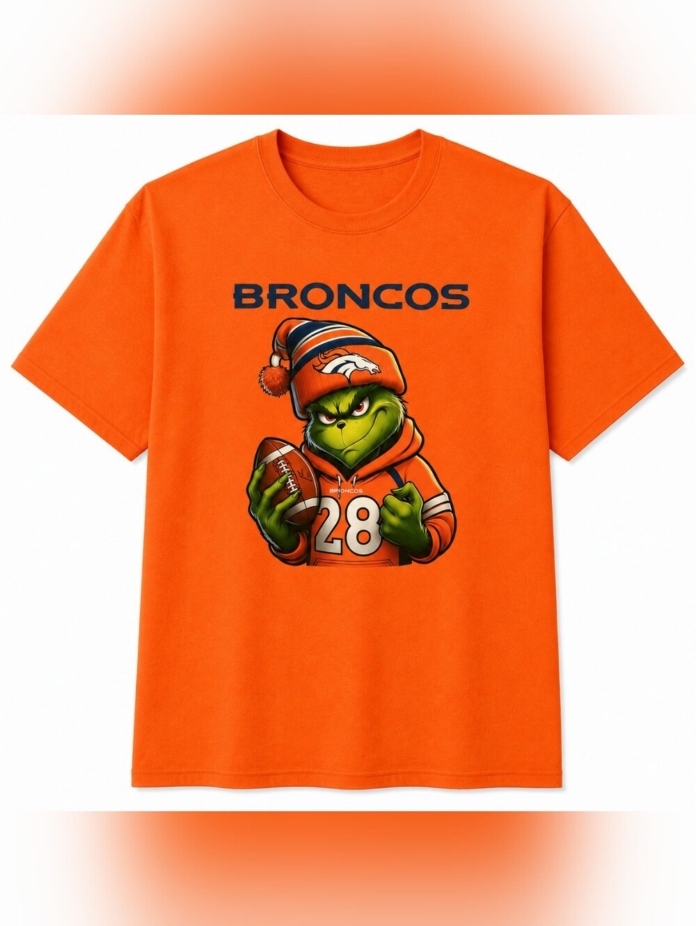 DENVER BRONCOS Grinch Football Tee
